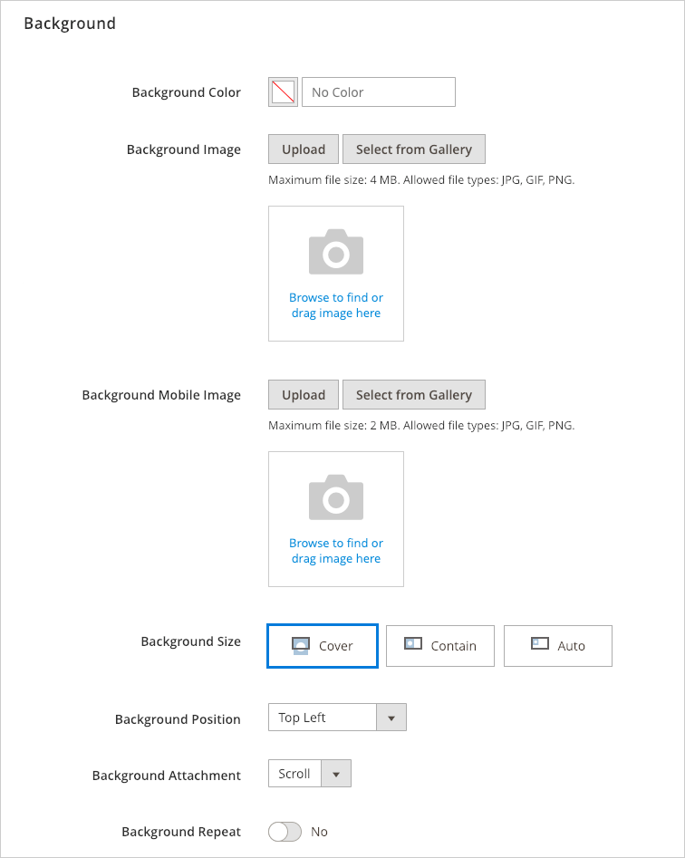 Create config file